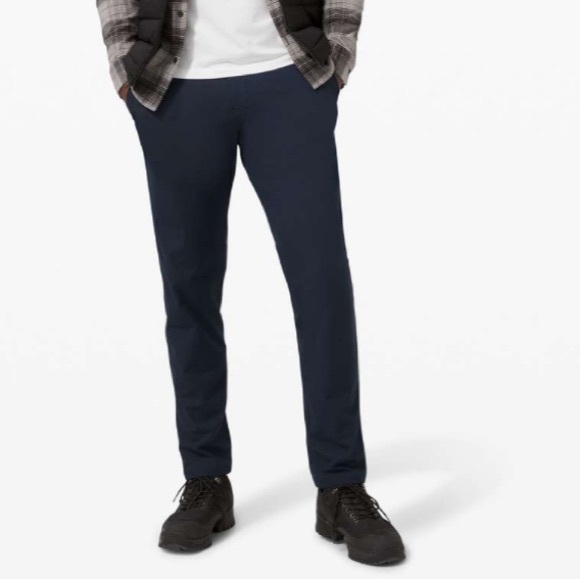 Lululemon Commission Classic-Fit Pant Warpstreme True Navy Size 36 - Picture 2 of 11